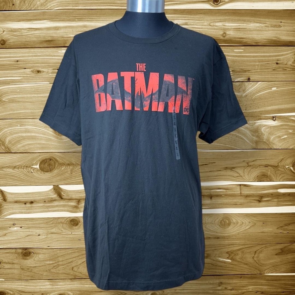 The Batman Men's T-Shirt Graphic Print DC Comics Movie Tee size‎ XL